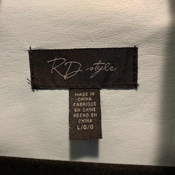 RD Style Faux Leather Jacket - Picture 3 of 3